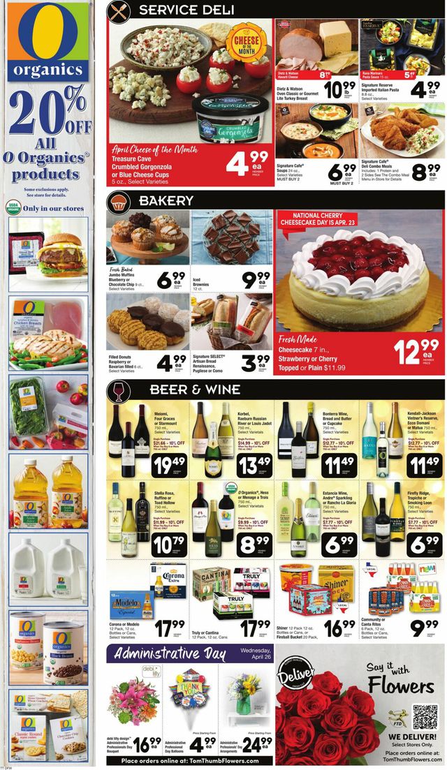 Tom Thumb Ad from 04/19/2023