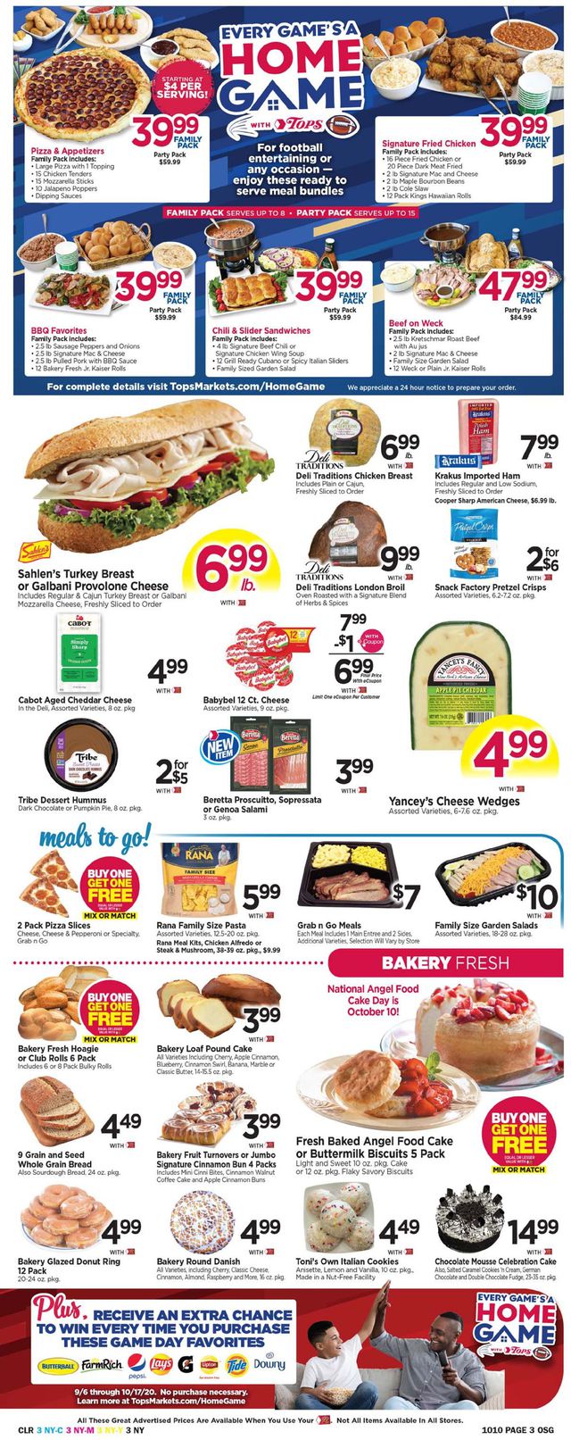Tops Friendly Markets Ad from 10/04/2020
