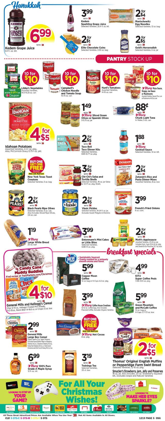 Tops Friendly Markets Ad from 12/13/2020