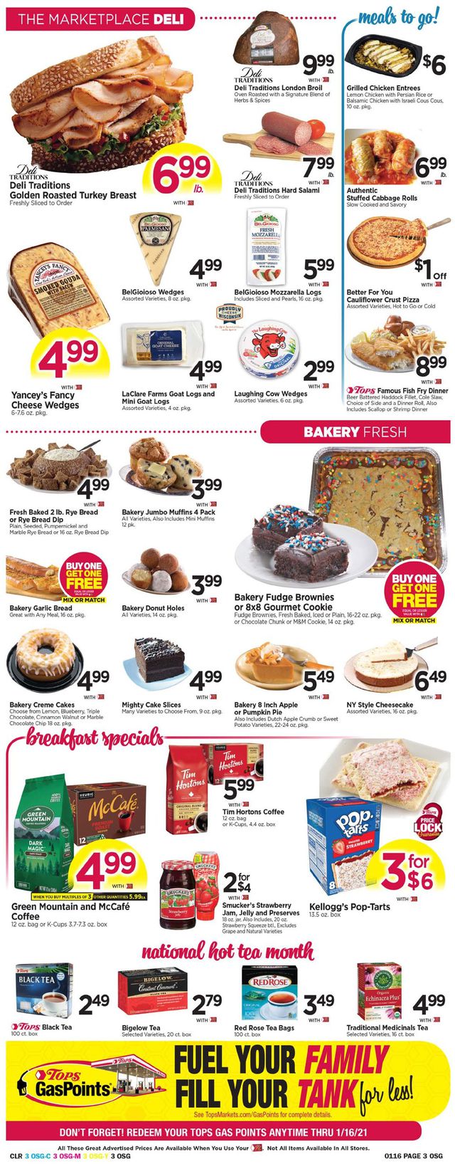 Tops Friendly Markets Ad from 01/10/2021