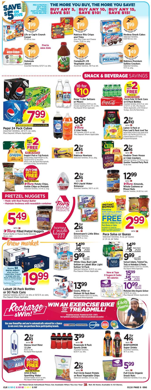 Tops Friendly Markets Ad from 01/10/2021