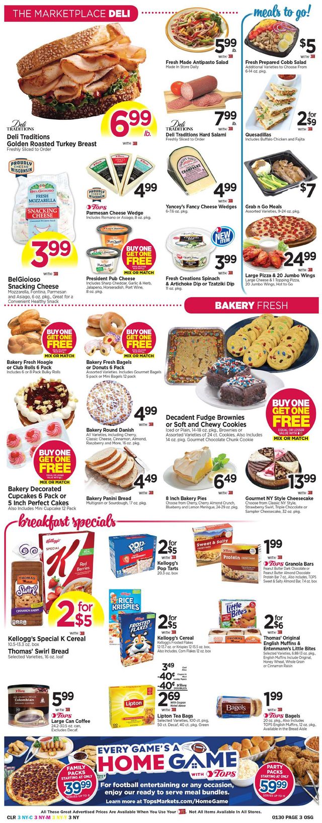 Tops Friendly Markets Ad from 01/24/2021