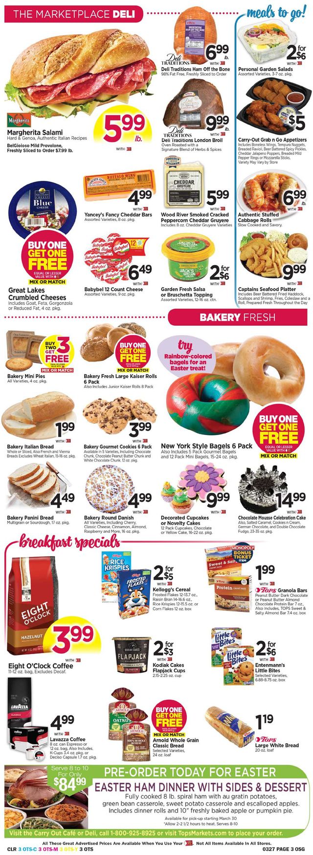 Tops Friendly Markets Ad from 03/21/2021