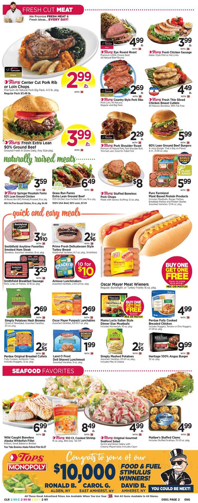 Tops Friendly Markets Ad from 04/25/2021