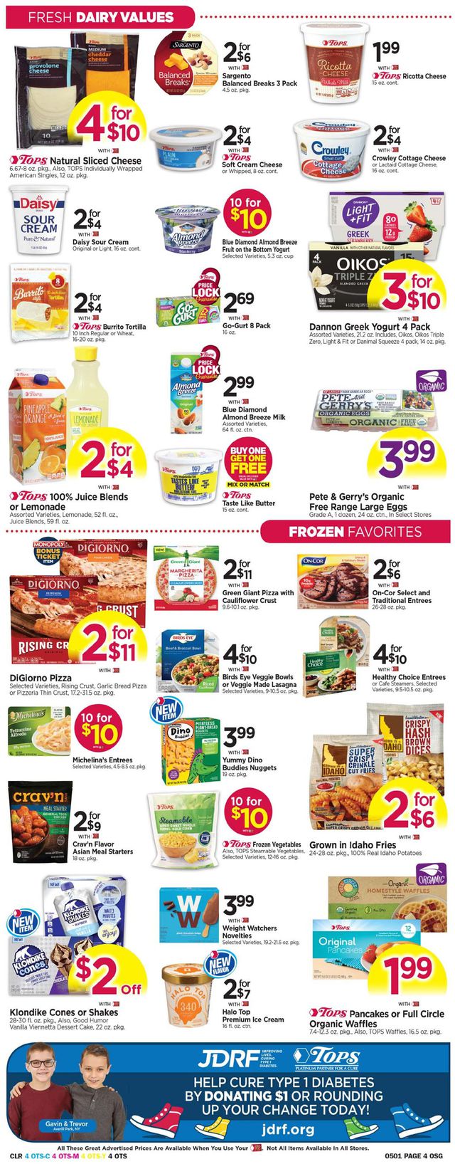 Tops Friendly Markets Ad from 04/25/2021