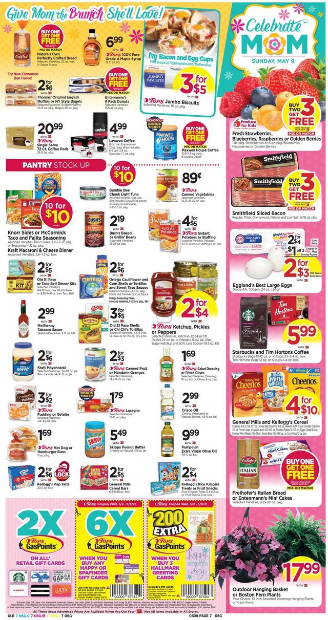 Tops Friendly Markets Ad from 05/02/2021