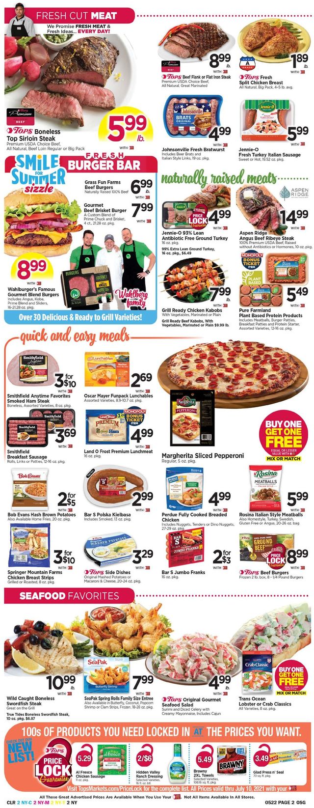 Tops Friendly Markets Ad from 05/16/2021