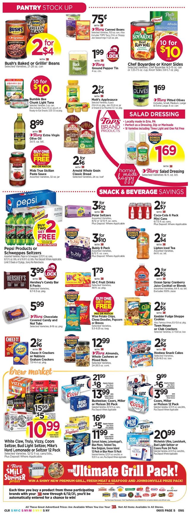 Tops Friendly Markets Ad from 05/30/2021