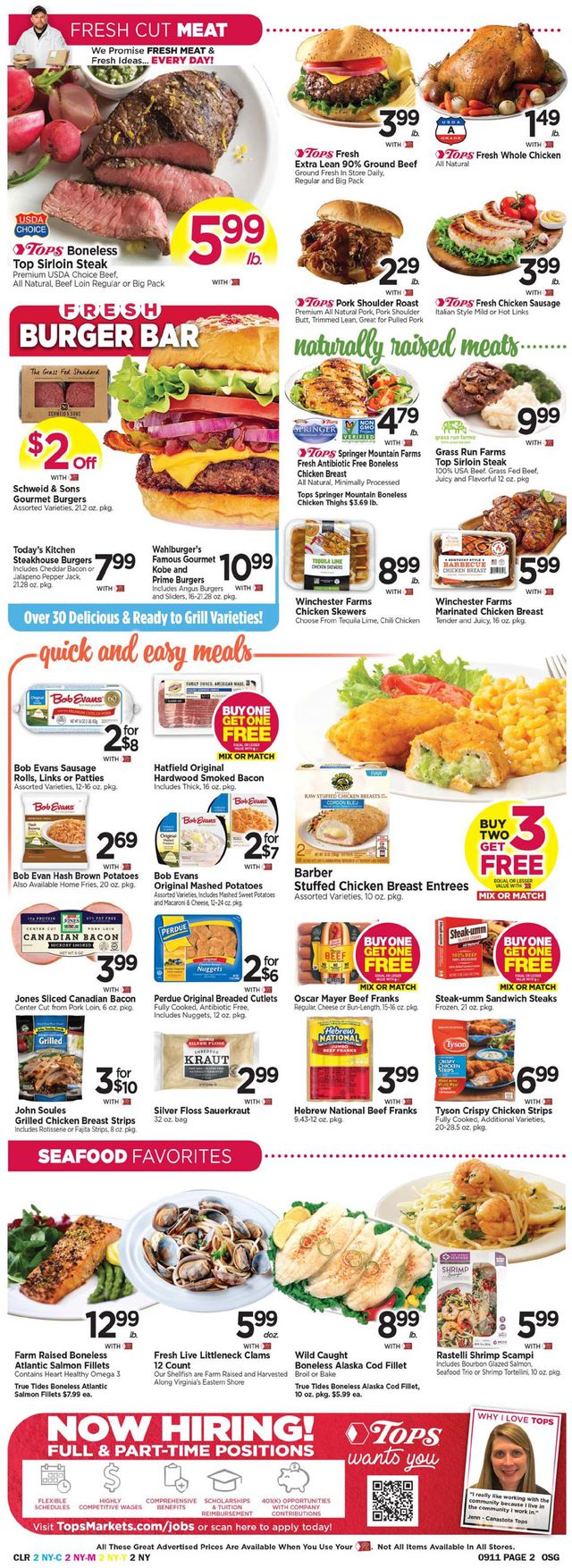 Tops Friendly Markets Ad from 09/05/2021