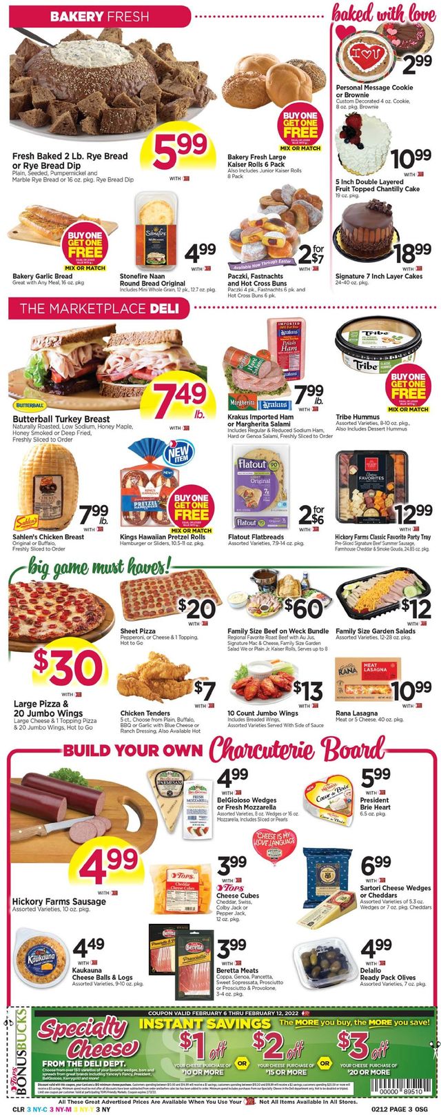 Tops Friendly Markets Ad from 02/06/2022