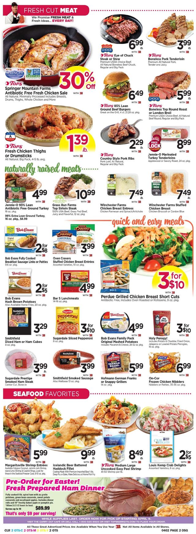 Tops Friendly Markets Ad from 03/27/2022