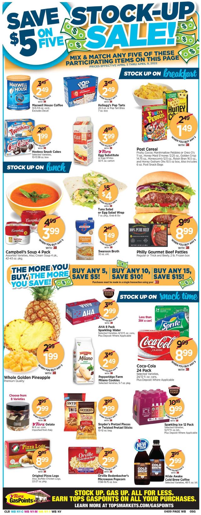 Tops Friendly Markets Ad from 04/03/2022