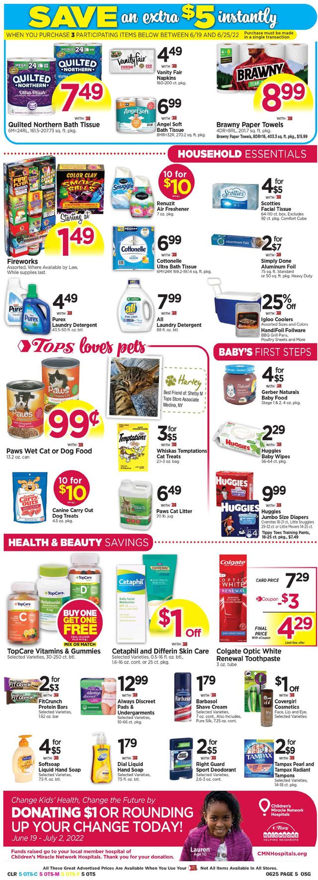 Tops Friendly Markets Ad from 06/19/2022