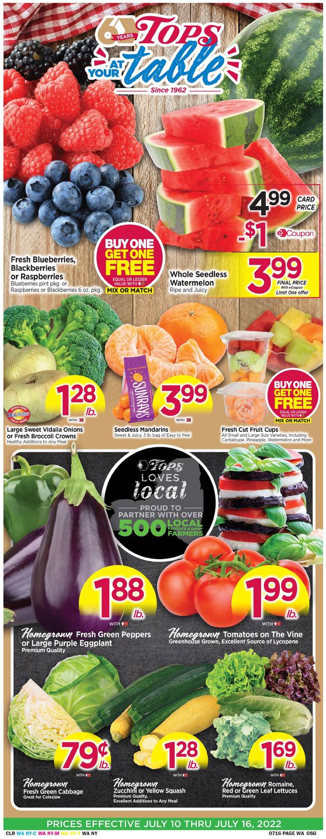 Tops Friendly Markets Ad from 07/10/2022