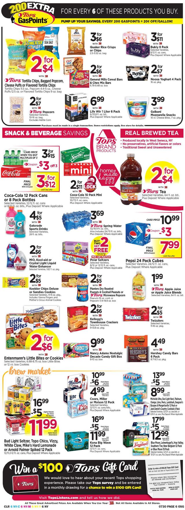 Tops Friendly Markets Ad from 07/24/2022