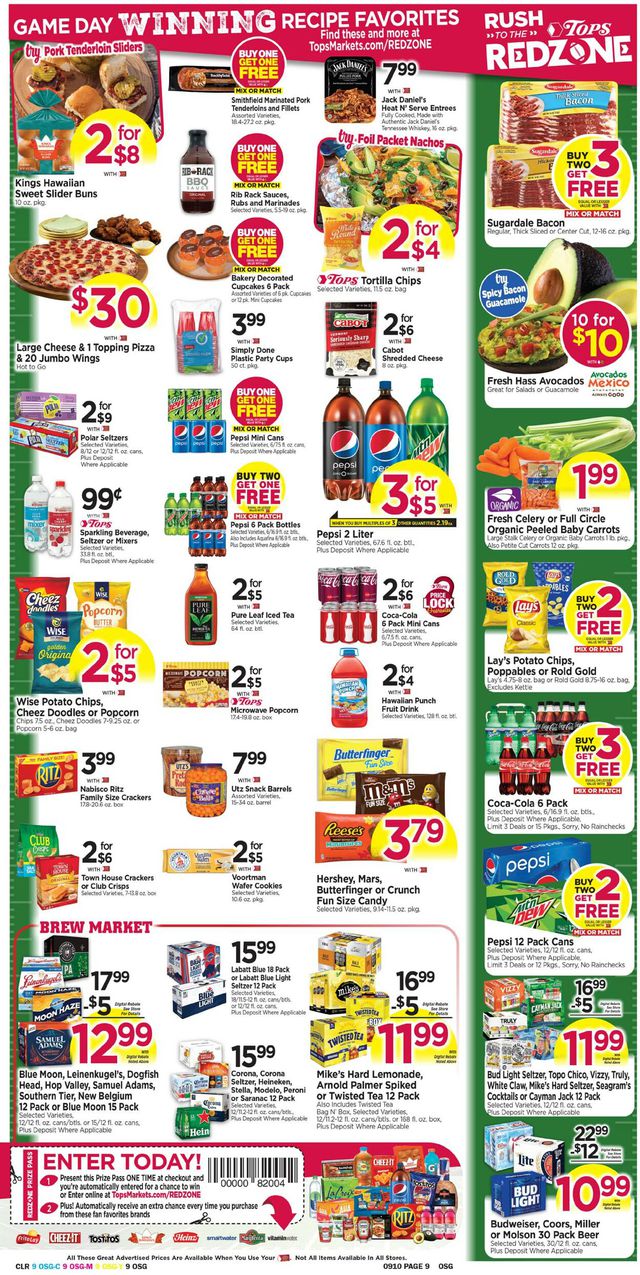 Tops Friendly Markets Ad from 09/04/2022