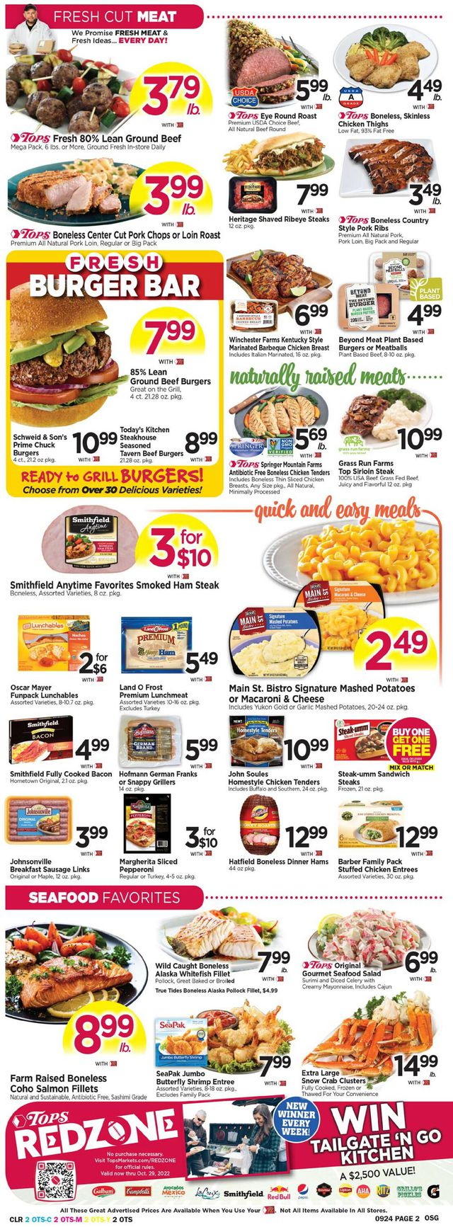 Tops Friendly Markets Ad from 09/18/2022