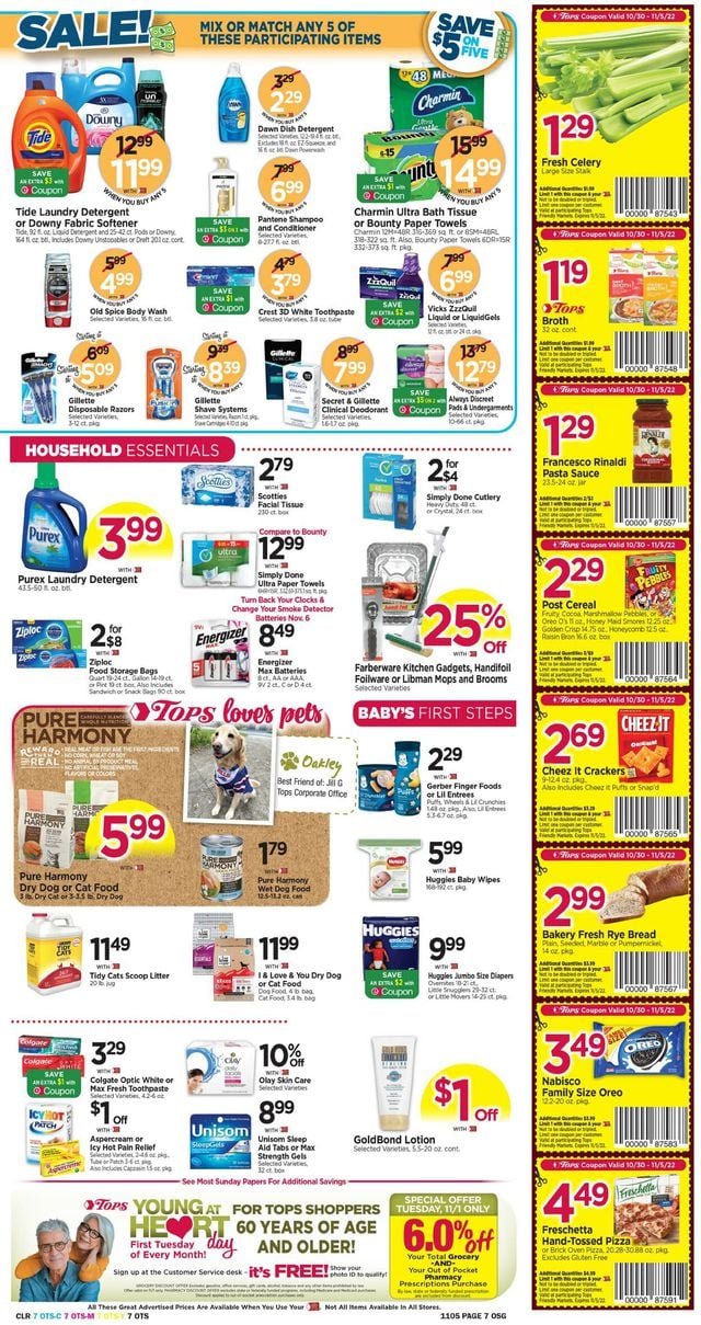 Tops Friendly Markets Ad from 10/30/2022