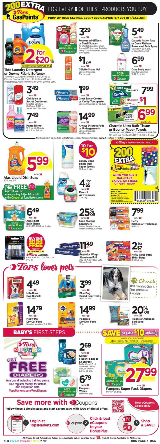 Tops Friendly Markets Ad from 01/01/2023