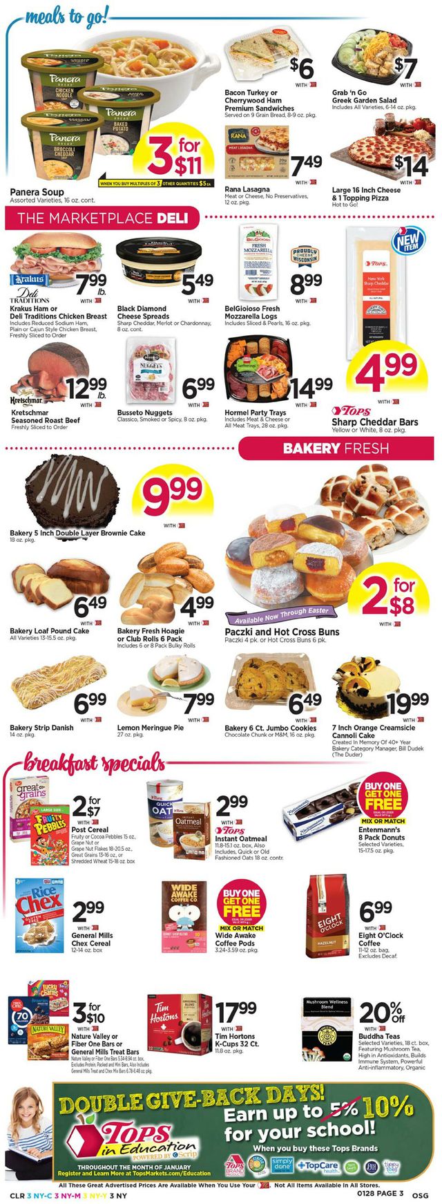 Tops Friendly Markets Ad from 01/22/2023