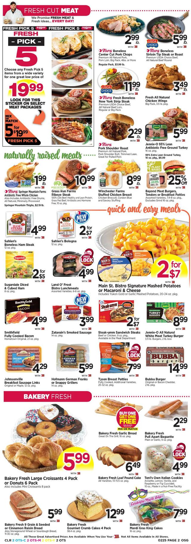 Tops Friendly Markets Ad from 02/19/2023