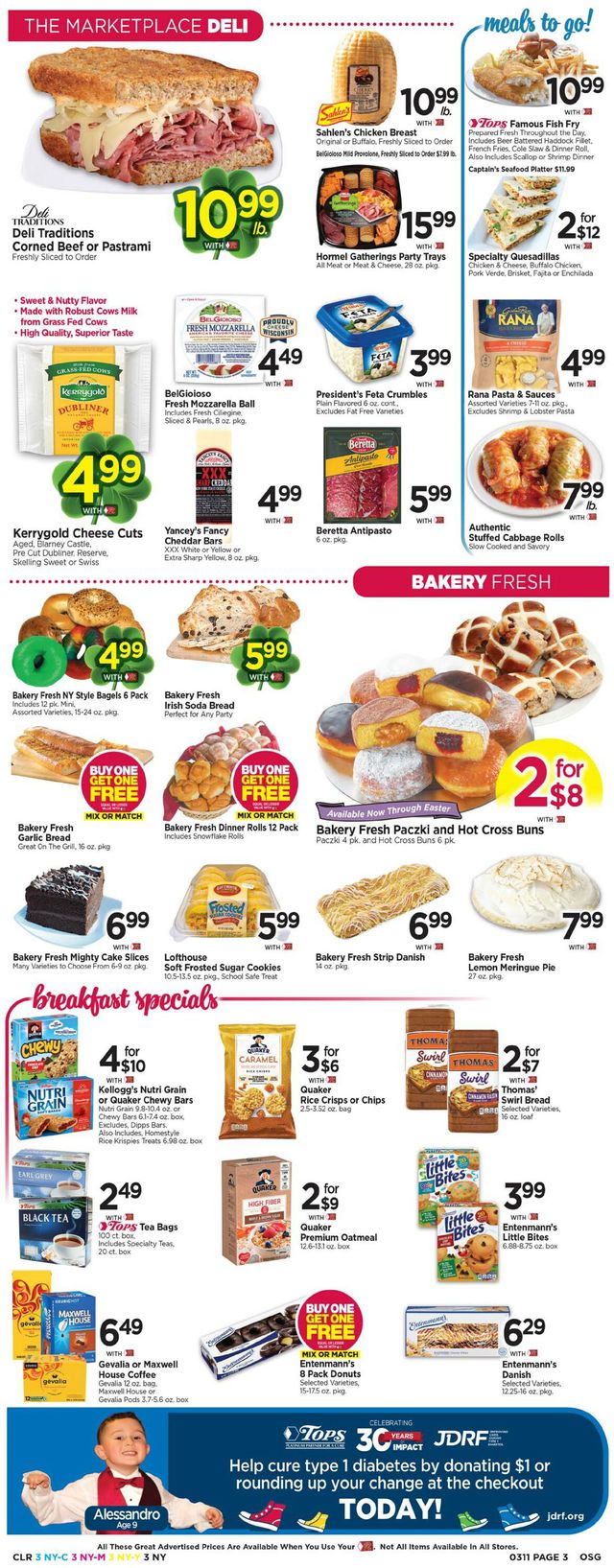 Tops Friendly Markets Ad from 03/05/2023