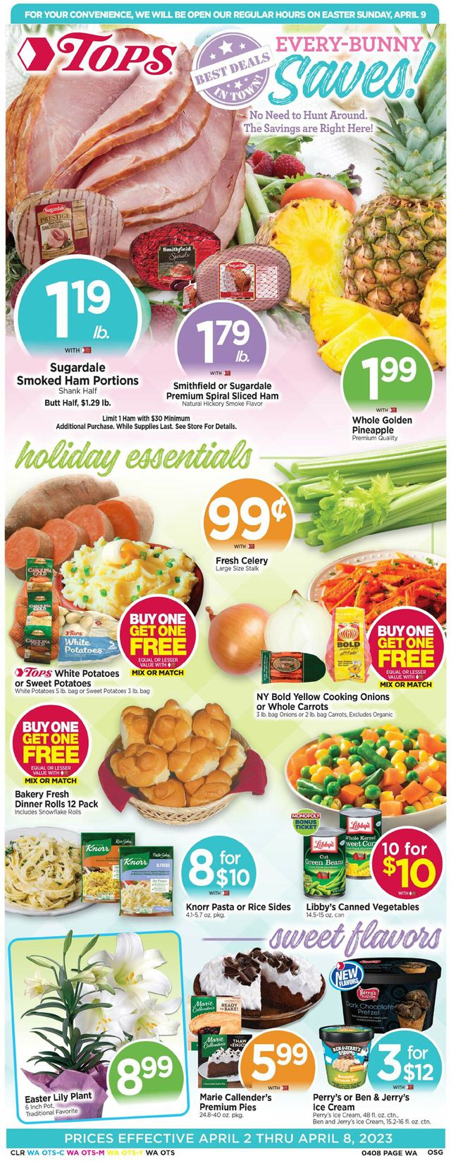 Tops Friendly Markets Ad from 04/02/2023