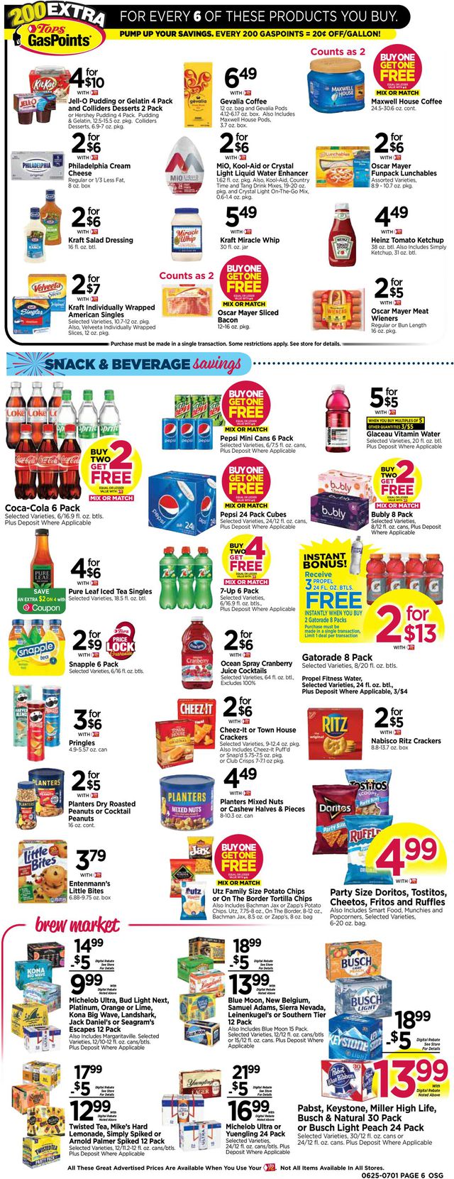 Tops Friendly Markets Ad from 06/25/2023