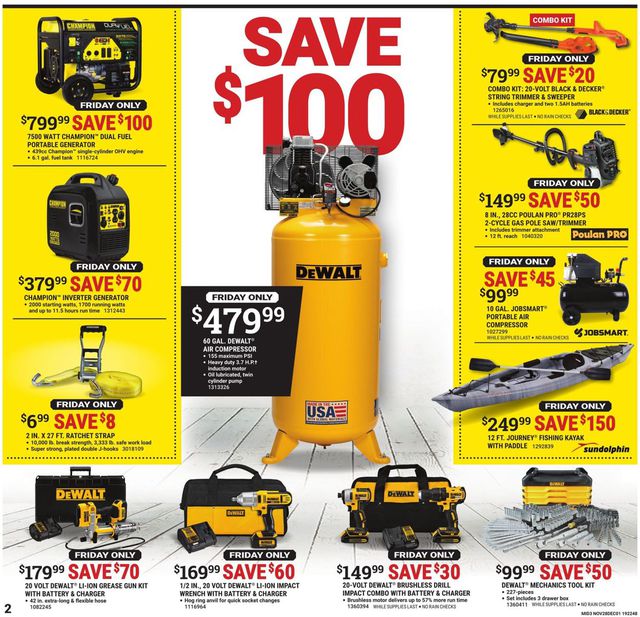 Tractor Supply Ad from 11/28/2019