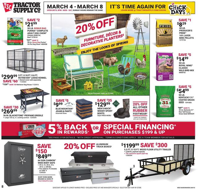 Tractor Supply Ad from 03/04/2020
