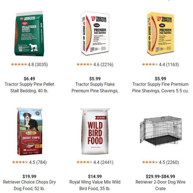 Tractor Supply Ad from 10/21/2021