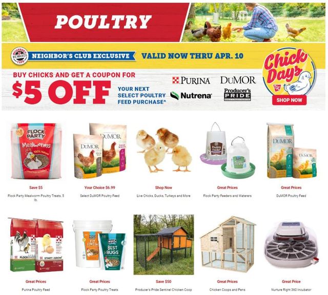 Tractor Supply Ad from 04/04/2022
