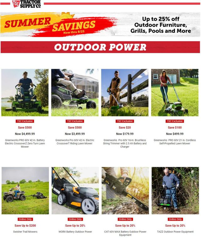 Tractor Supply Ad from 08/16/2022