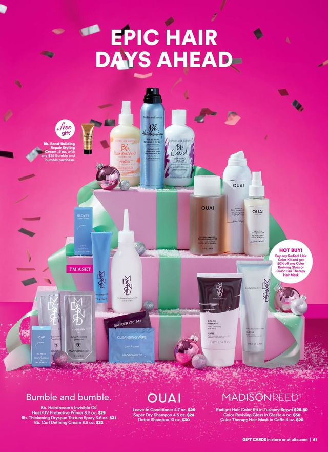 Ulta Beauty Ad from 11/28/2021