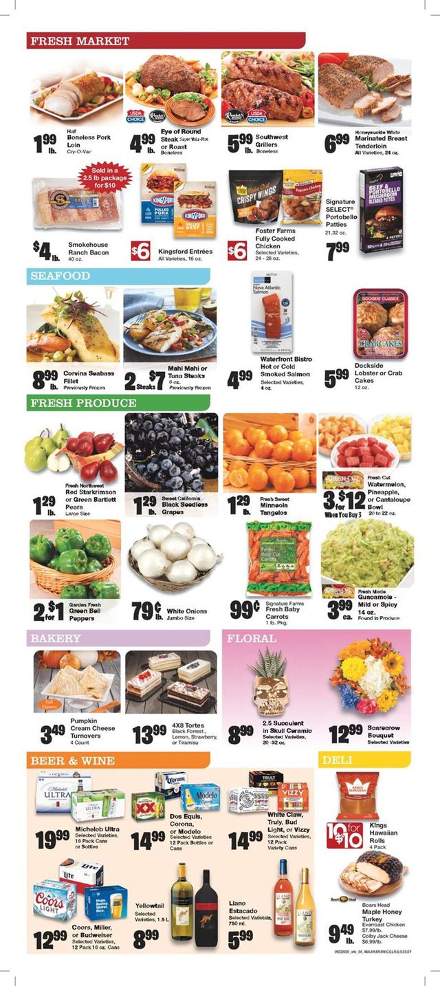 United Supermarkets Ad from 09/23/2020