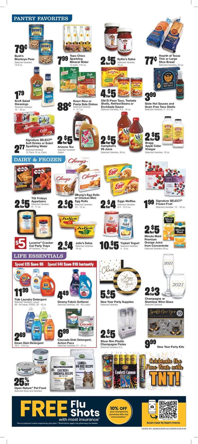 United Supermarkets Ad from 12/30/2020