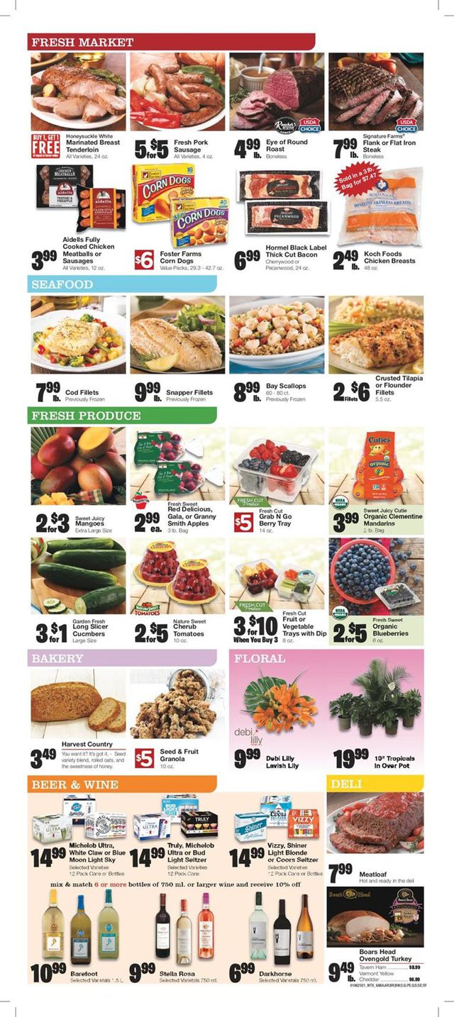 United Supermarkets Ad from 01/06/2021