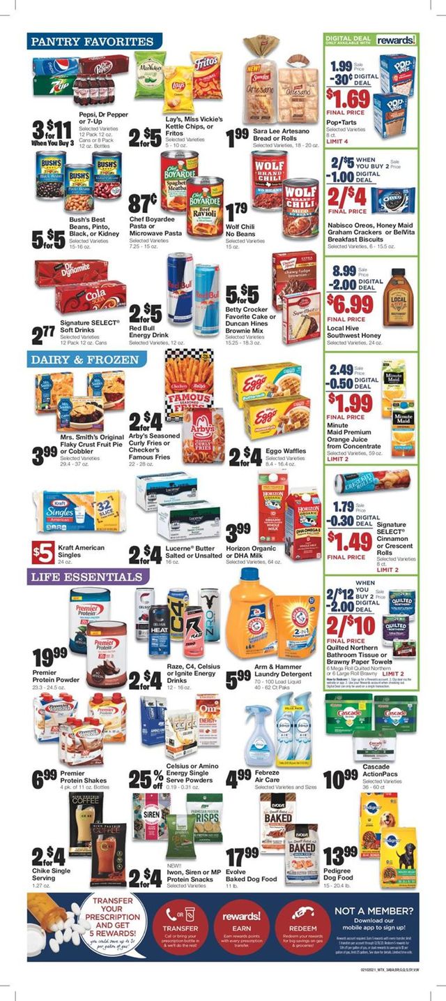 United Supermarkets Ad from 02/10/2021