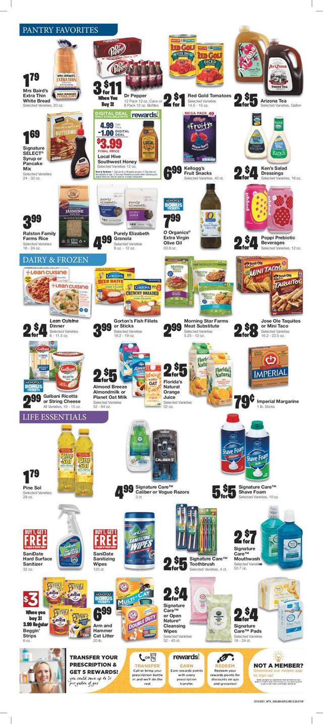 United Supermarkets Ad from 03/10/2021