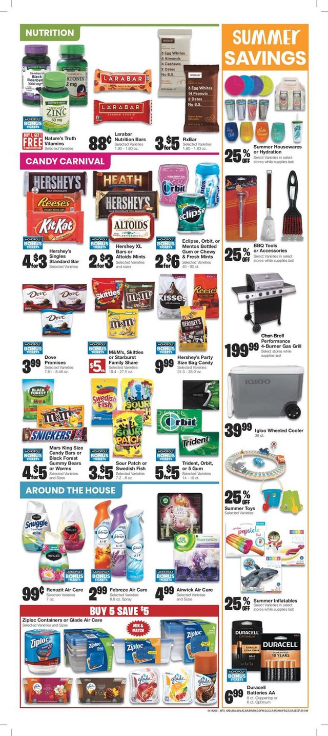 United Supermarkets Ad from 04/14/2021