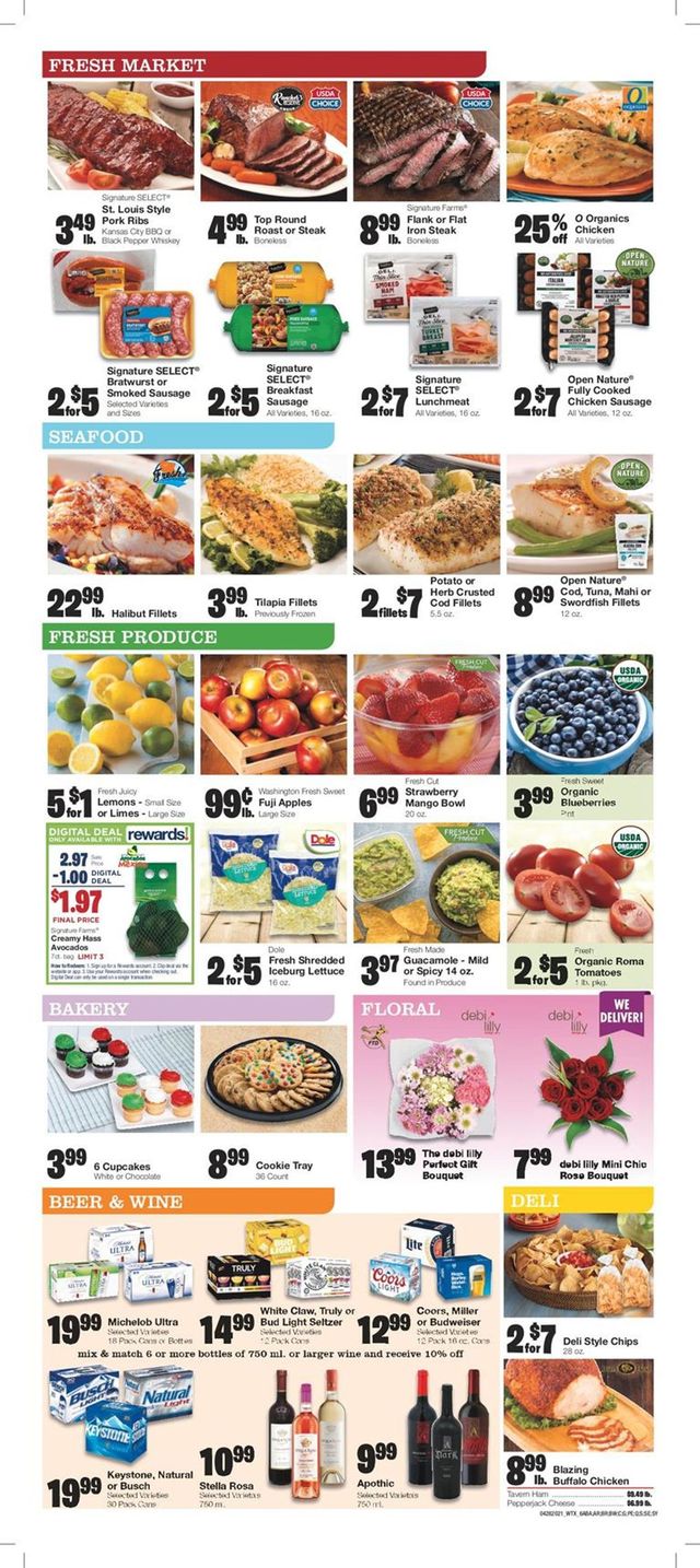 United Supermarkets Ad from 04/28/2021