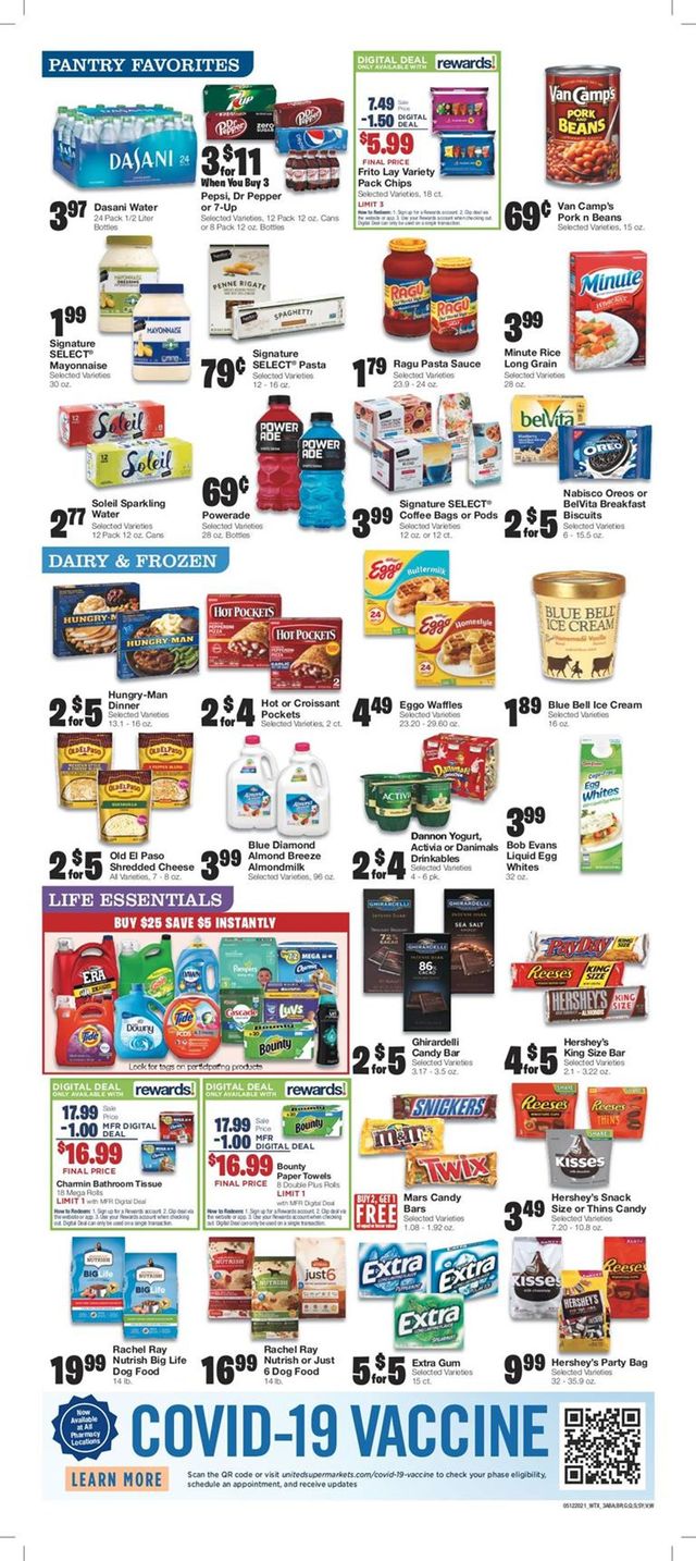 United Supermarkets Ad from 05/12/2021