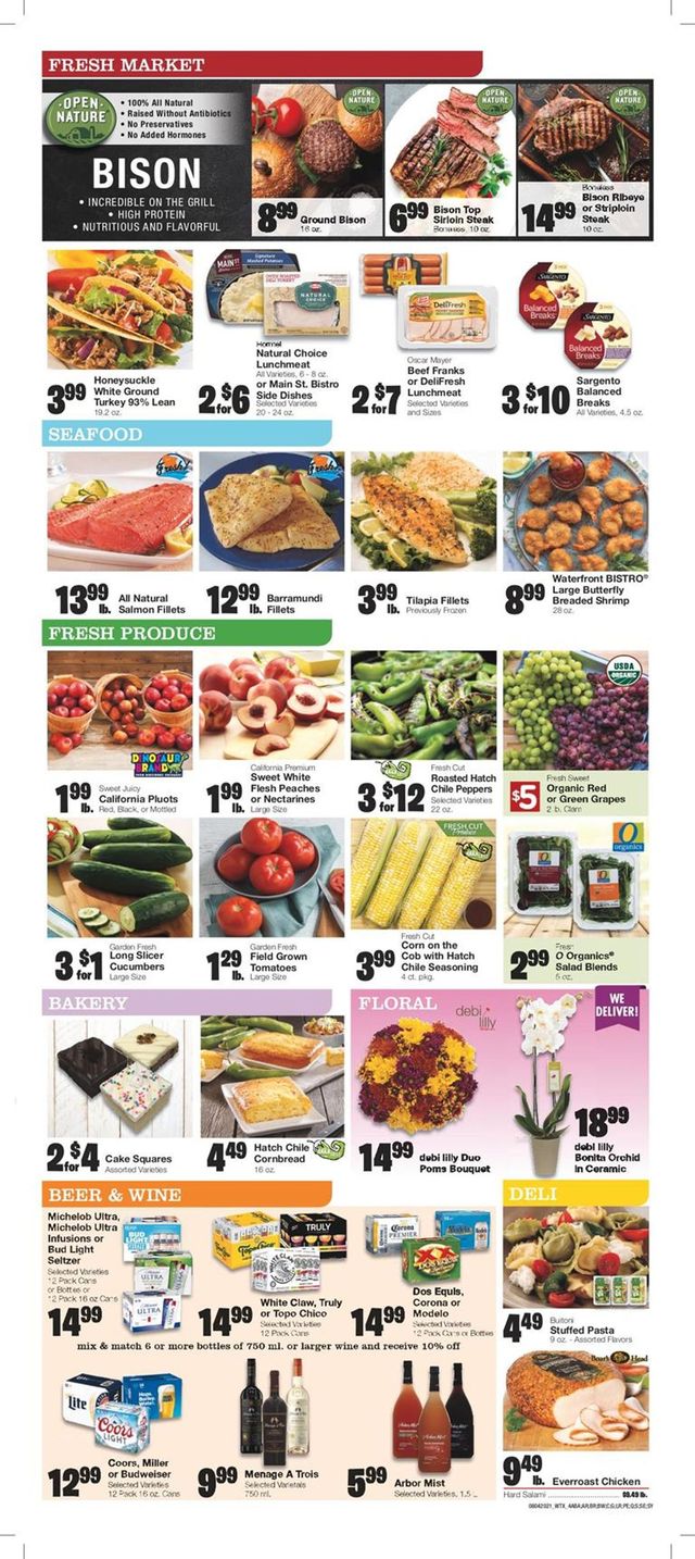 United Supermarkets Ad from 08/04/2021