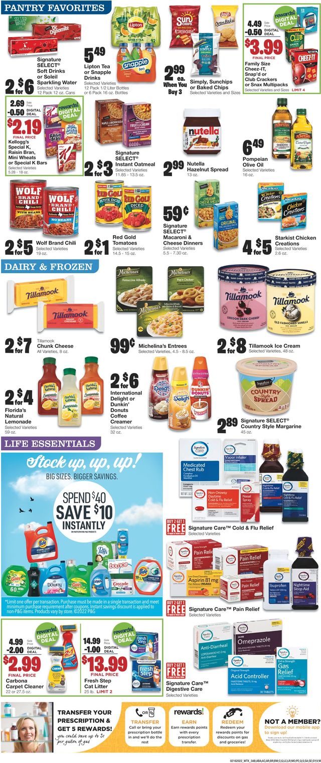 United Supermarkets Ad from 02/16/2022