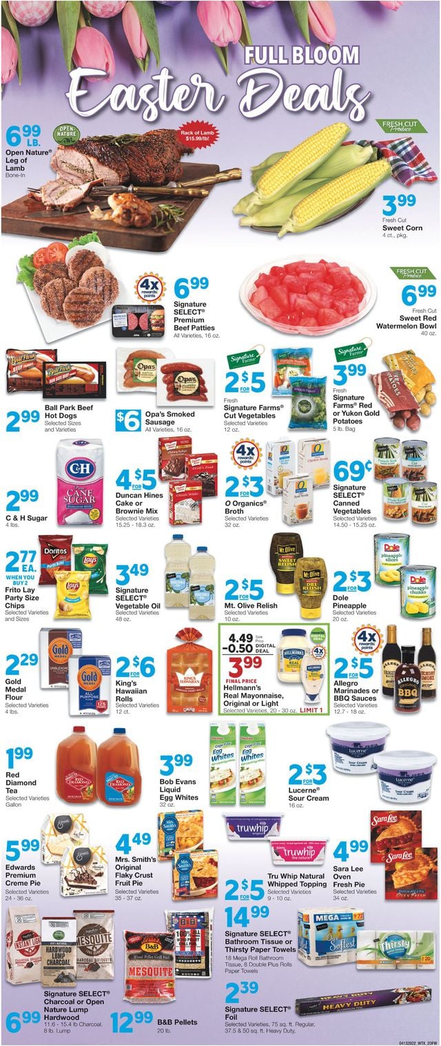 United Supermarkets Ad from 04/13/2022
