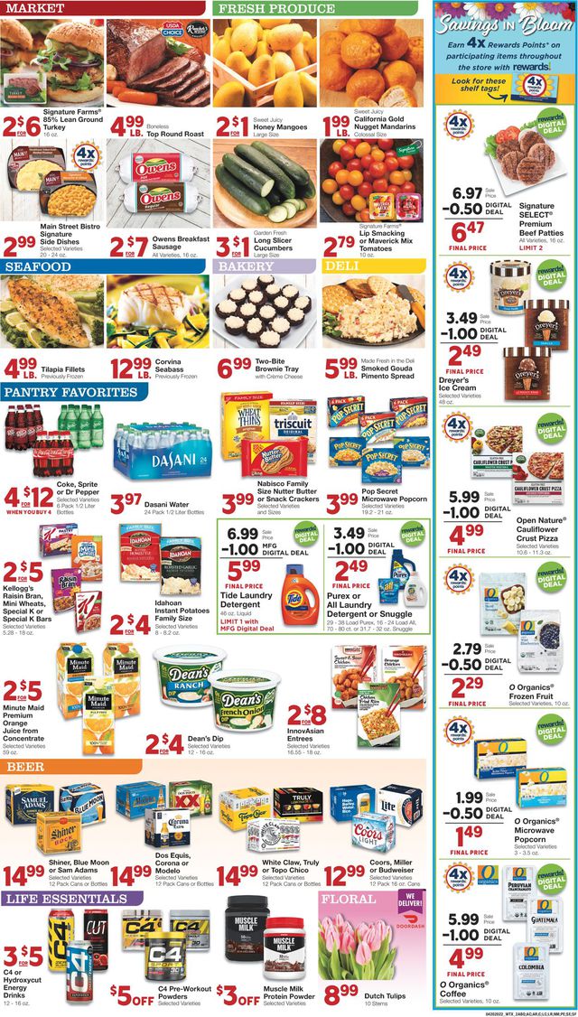United Supermarkets Ad from 04/20/2022