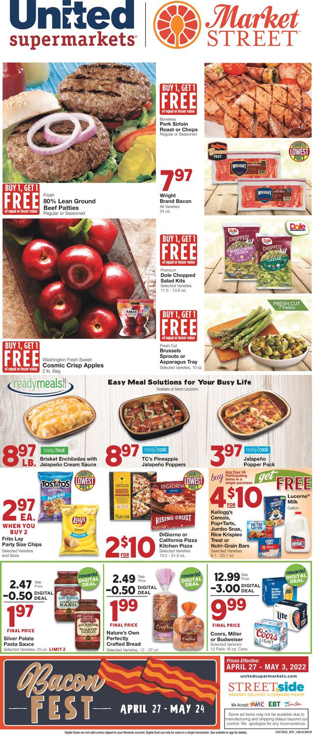 United Supermarkets Ad from 04/27/2022
