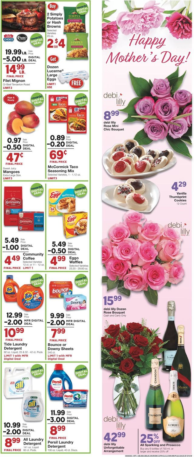 United Supermarkets Ad from 05/04/2022