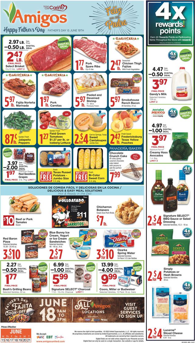 United Supermarkets Ad from 06/15/2022