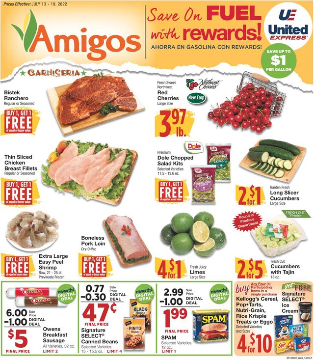 United Supermarkets Ad from 07/13/2022
